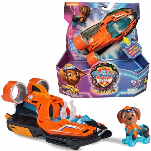  Spin Master Paw Patrol Zuma Mighty Movie Hovercraft-Fahrzeug