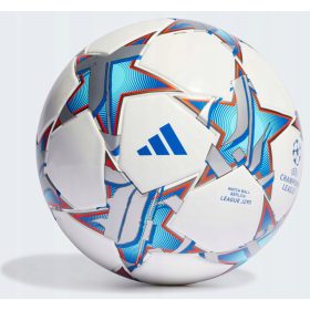   Adidas UCL Junior 290 League 23/24 Fußball, weiß und blau, Größe 5