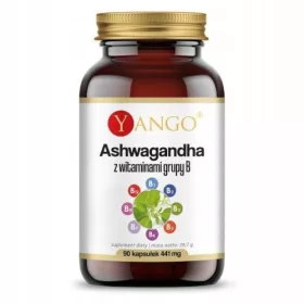  YANGO Ashwagandha mit B-Vitaminen, 90 Kapseln.
