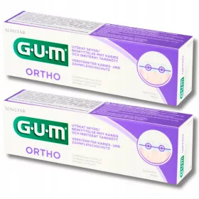  2x GUM Kieferorthopädische Zahnpasta für Zahnspangen