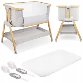  Moby System Reisebett 62 x 96 cm, Braun- und Beigetöne