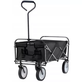  Gardenline WOZ2426 Trolley, schwarz, 145 Liter