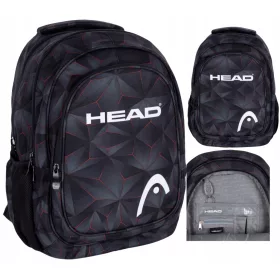 Head ASTRA Rucksack mit geometrischem Muster in Graphit-Rot