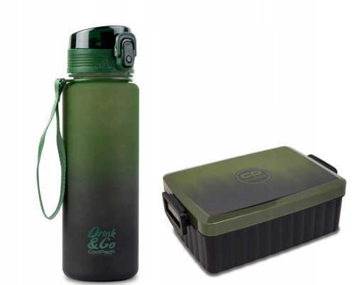  CoolPack Lunchbox 1100 ml + COOLPACK GRADIENT GRASS Wasserflasche 600 ml