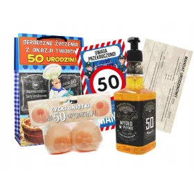    Geschenk zum 50. Geburtstag, 50. Geburtstag für einen Mann, Set