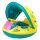 Aufblasbare Matratze mit Dach Kontext KX7627 65x73x60 cm blau-gelb