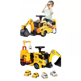    GROSSER BAGGER-Aufsitzbagger mit ausziehbarer und beweglicher Schaufel