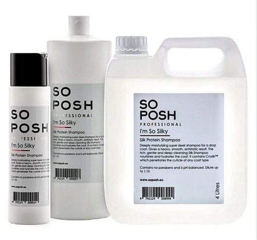  So Posh So Silky, feuchtigkeitsspendendes Shampoo, glättend, 100 ml
