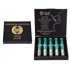  Geldspritze als Geschenk zum 18. Geburtstag