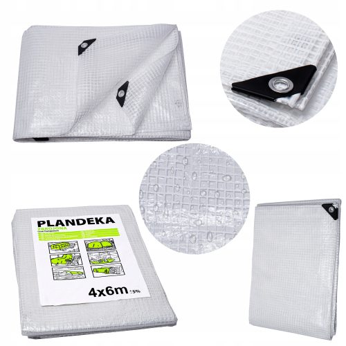 Dicke, wasserdichte und frostbeständige Planen Plane 100 g/m² 6 x 4 m