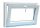PVC-FENSTER 80 X 45 / 800 X 45 WEISSE KIPPFENSTER 24H