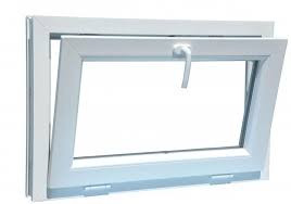 PVC-FENSTER 80 X 45 / 800 X 45 WEISSE KIPPFENSTER 24H