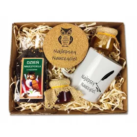  GESCHENKKORB LEHRERTAG TEEBECHER HONIG