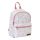 Einteiliger Little Dutch-Kindergartenrucksack für Mädchen, weiß, Rosatöne