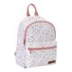 Einteiliger Little Dutch-Kindergartenrucksack für Mädchen, weiß, Rosatöne