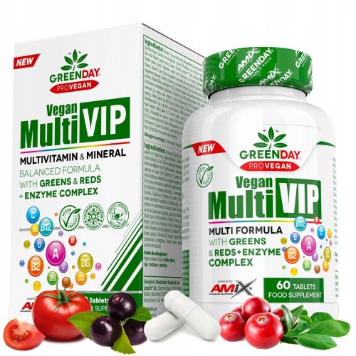 Vegan MultiVIP von GreenDay Amix – Hochwertiges Vitamin- und Mineralienkomplex