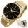  KLASSISCHE Damenuhr Paul Lorens 10401B-1D1 MIT INDIZES-Mesh
