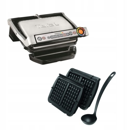  Tefal Optigrill+ faltbarer Elektrogrill silber/grau 2000 W