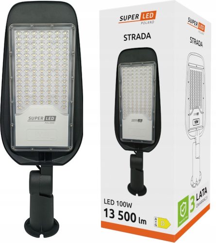  SuperLED-Straßenleuchte 100 W 13500 lm netzbetrieben