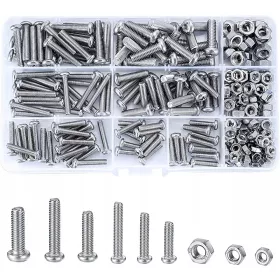 Satz Sechskant-Edelstahlschrauben 440-tlg