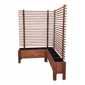  Raw-Drew Blumentopf 124 cm x 29 x 180 cm Holz