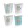 Einweggeschirr Pappbecher PASTEL Schild 250ml 1000 Stk