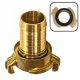  GEKA Drehklauenverbinder für Schlauch 1" / 25 mm Messing-Schnellverbinder
