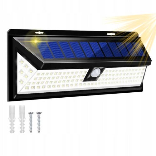  GFSTAV Straßenlaterne 300 W 1000 lm solarbetrieben
