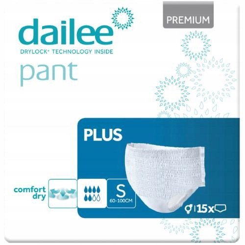 ABSORBIERENDES HÖSCHEN FÜR HARNINKONTINENZ DAILEE PLUS S