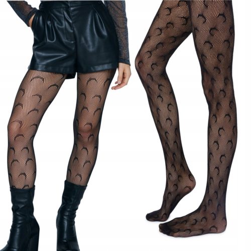  Netzstrumpfhose Powder MOONS 20den schwarz Schwarz, Universalgröße
