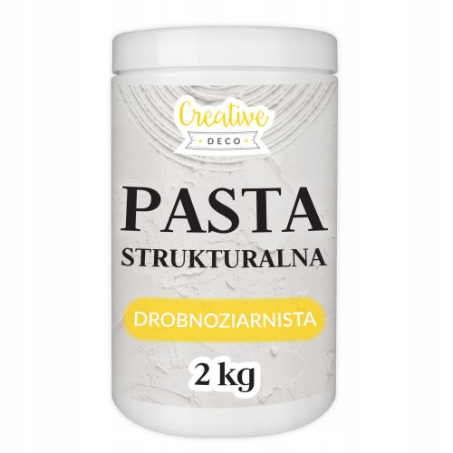 Feinkörnige weiße Strukturpaste 2 kg