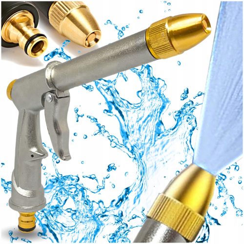  GARTENSCHLAUCHPISTOLE, WASSERSPRINKER AUS METALL