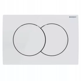 Geberit DELTA01 weißer Toilettenspülknopf