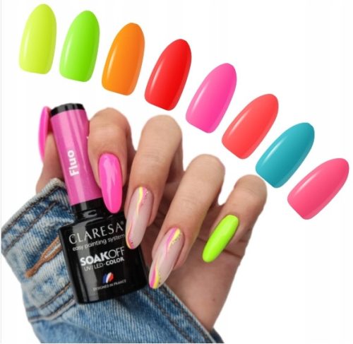  CLARESA UV/LED FLUO HYBRID POLISH FARBWAHL