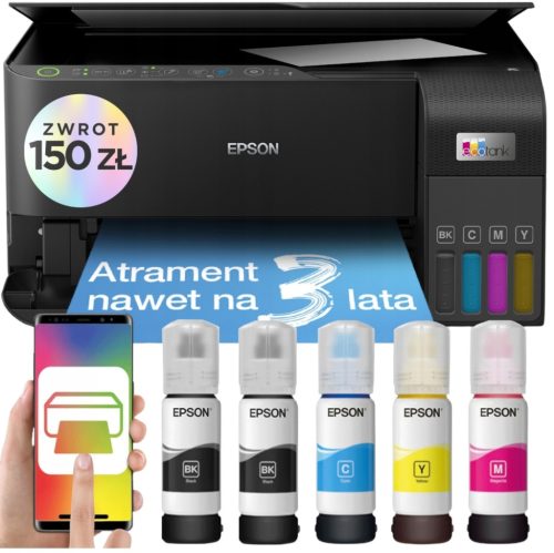  Epson EcoTank L3550 Multifunktions-Tintenstrahldrucker (Farbe).