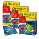 Möller's Omega-3 Himbeerfischchen 3x Set + Gratis Malbuch für Kinder