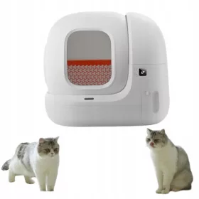    Petkit geschlossene Katzentoilette 53,8 cm x 62 cm x 55,2 cm