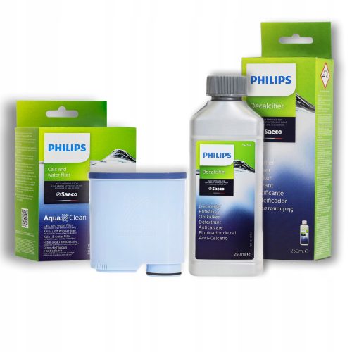  Filtereinsatz für Philips CA-Kanne 1 Stk. + Flüssigentkalker für Philips Saeco Entkalker 0,25 l