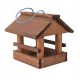  BRAUNES VOGELFUTTERHÖLLER AUS HOLZ 22x19x20 cm