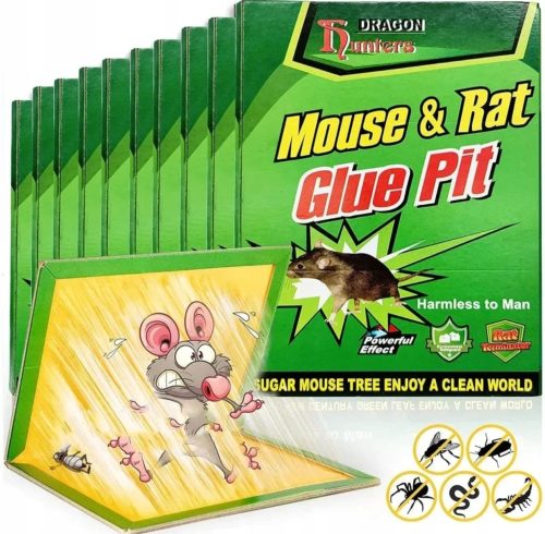  20 x Kleber-Mausefalle. Kleber-Mausefalle