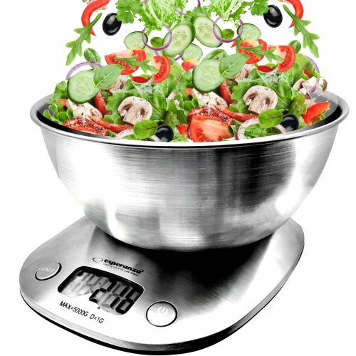  Esperanza Lychee Küchenwaage silber/grau 5 kg