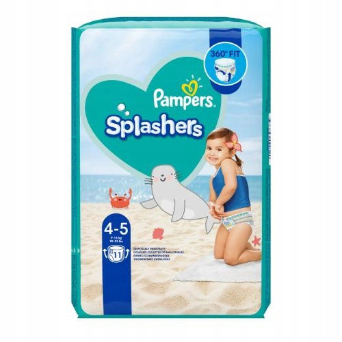  Pampers Splashers Windeln Größe 4 11 Stk.