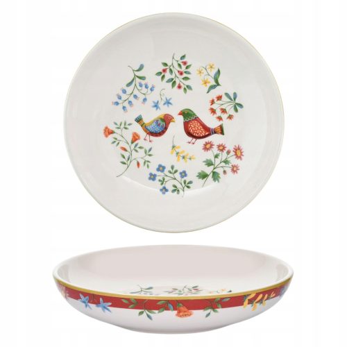 SET TELLER UND SCHALEN Duka Paradise tiefer Speiseteller, 22,5 cm
