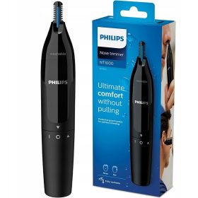    Philips Trimmer Nasen-, Ohren-, Augenbrauentrimmer mit Akku, schwarz