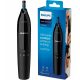  Philips Trimmer Nasen-, Ohren-, Augenbrauentrimmer mit Akku, schwarz
