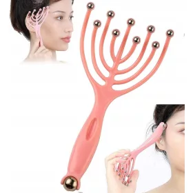    RABKI KOPFHAUTMASSAGER, DOPPELSEITIGE PACKUNG FÜR HAARWACHSTUM, HAARAUSFALL