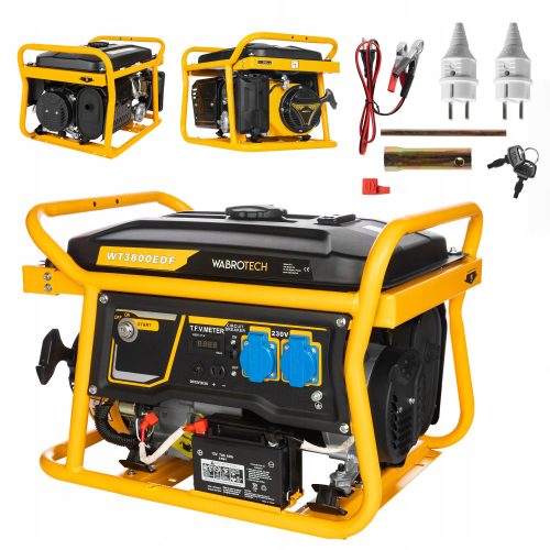 Tragbarer einphasiger Generator Wabrotech 3300 W Benzin