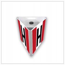 Externes Hydranten-3D-Schild für einen Pfosten -25 x 25 cm,