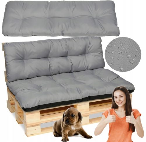 Für Möbel, Palettenauflage, Sitzbank, 120x80+120x38 Stahl