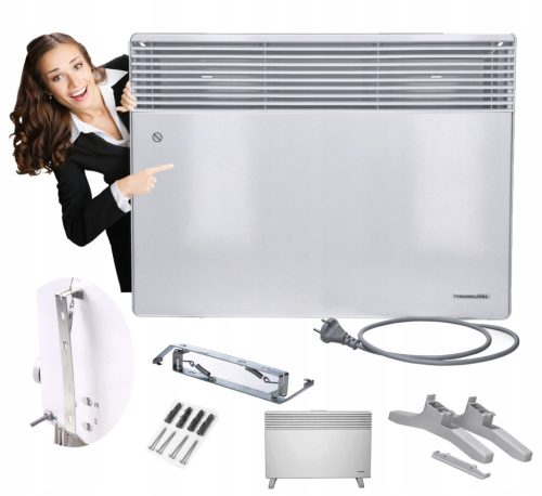  Thermoval 1500 W weiße Konvektorheizung